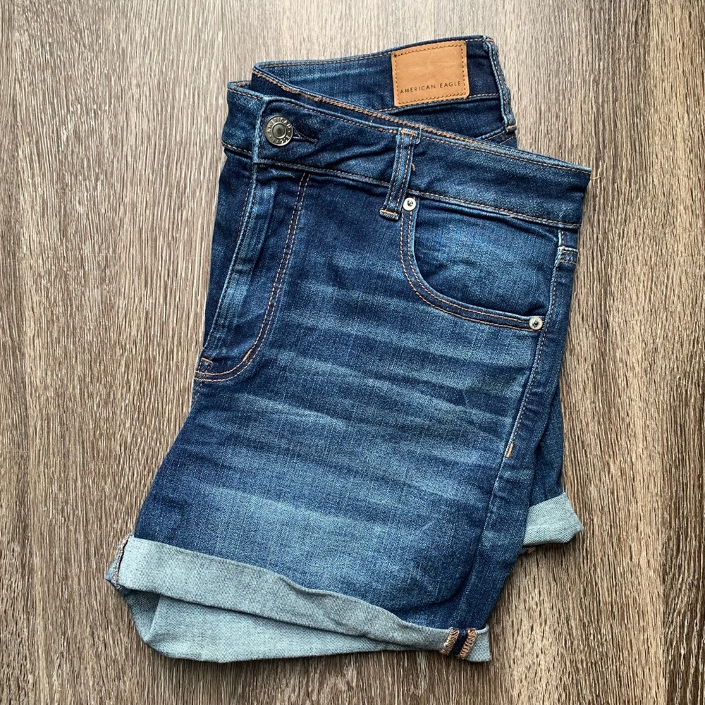 AE Next Level Stretch Hi-Rise Midi Short